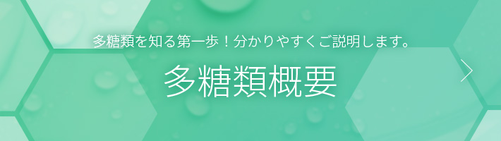 多糖類を知る第一歩！分かりやすくご説明します。多糖類概要